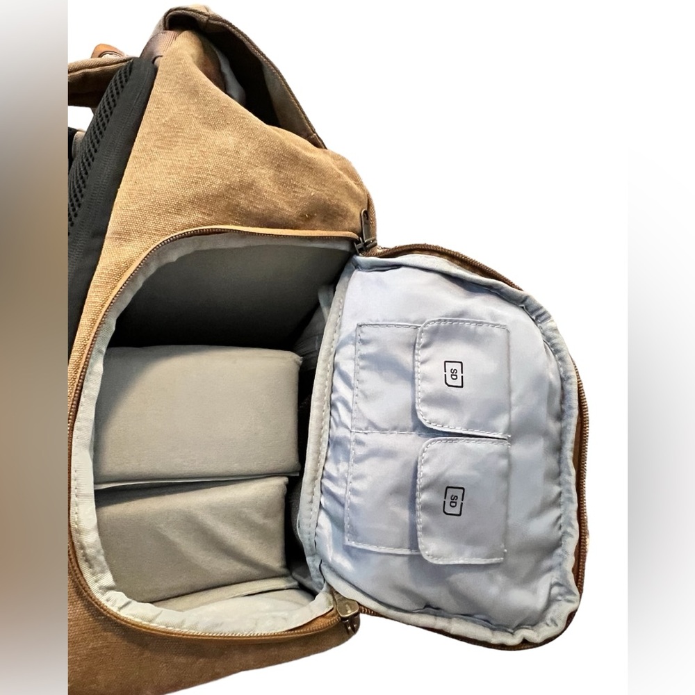Canvas Camera Backpack - Picture 10 of 15